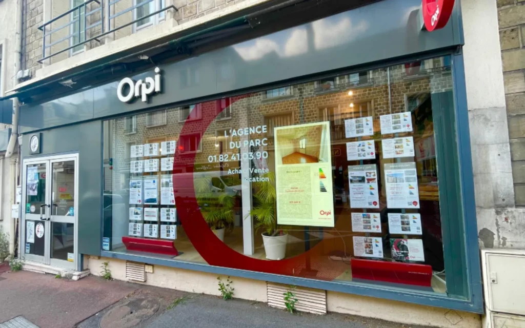 vitrine agence orpi